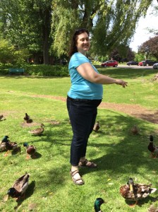 Resident at Tree of Life Senior care taking part in outdoor activities