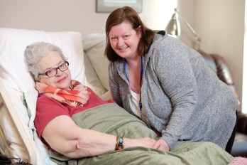 Caregiver at Tree of Life Senior is providing personalized to senior at Tree of Life Care